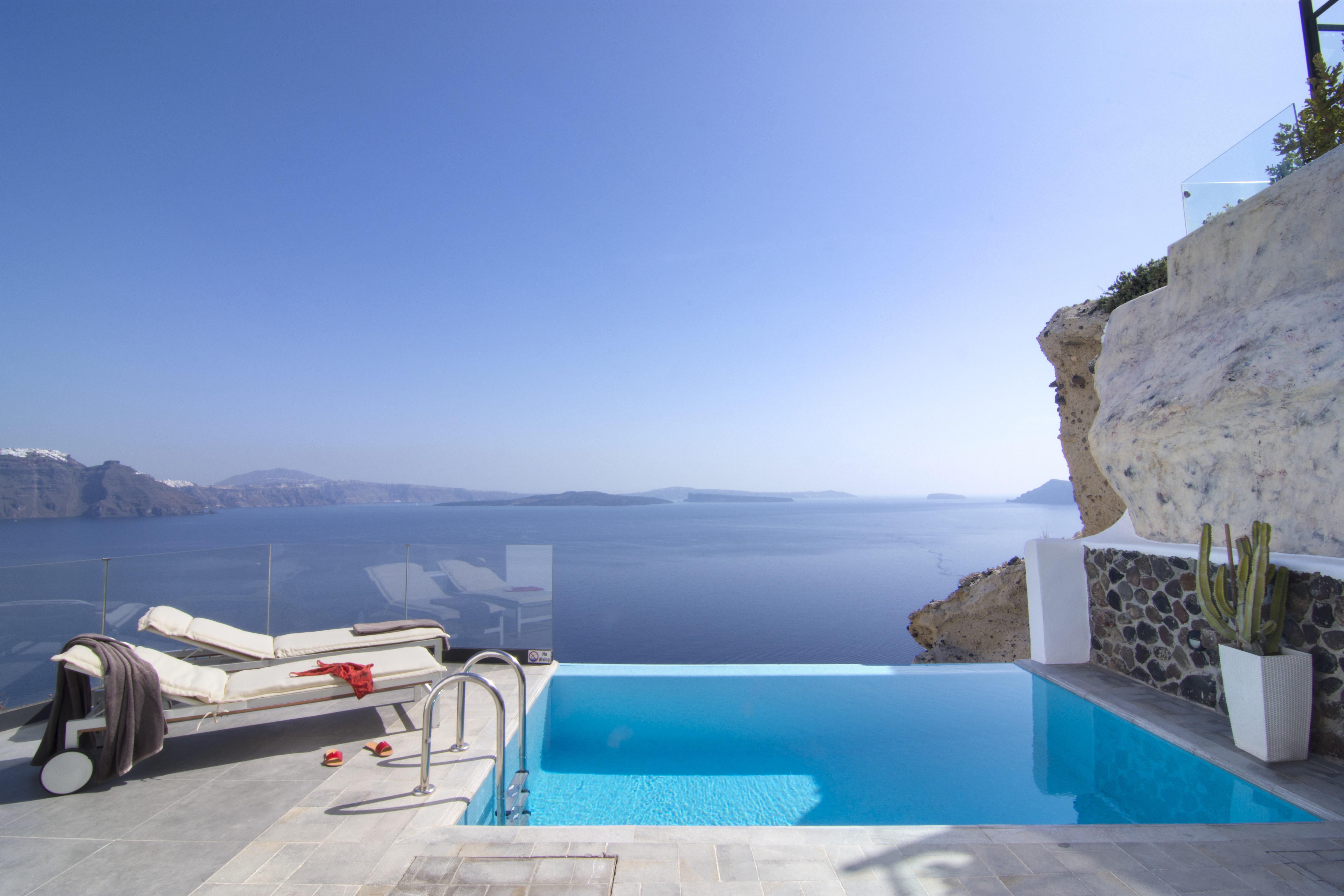 Santorini Secret Suites & Spa, Small Luxury Hotels Of The World Oía Exteriör bild