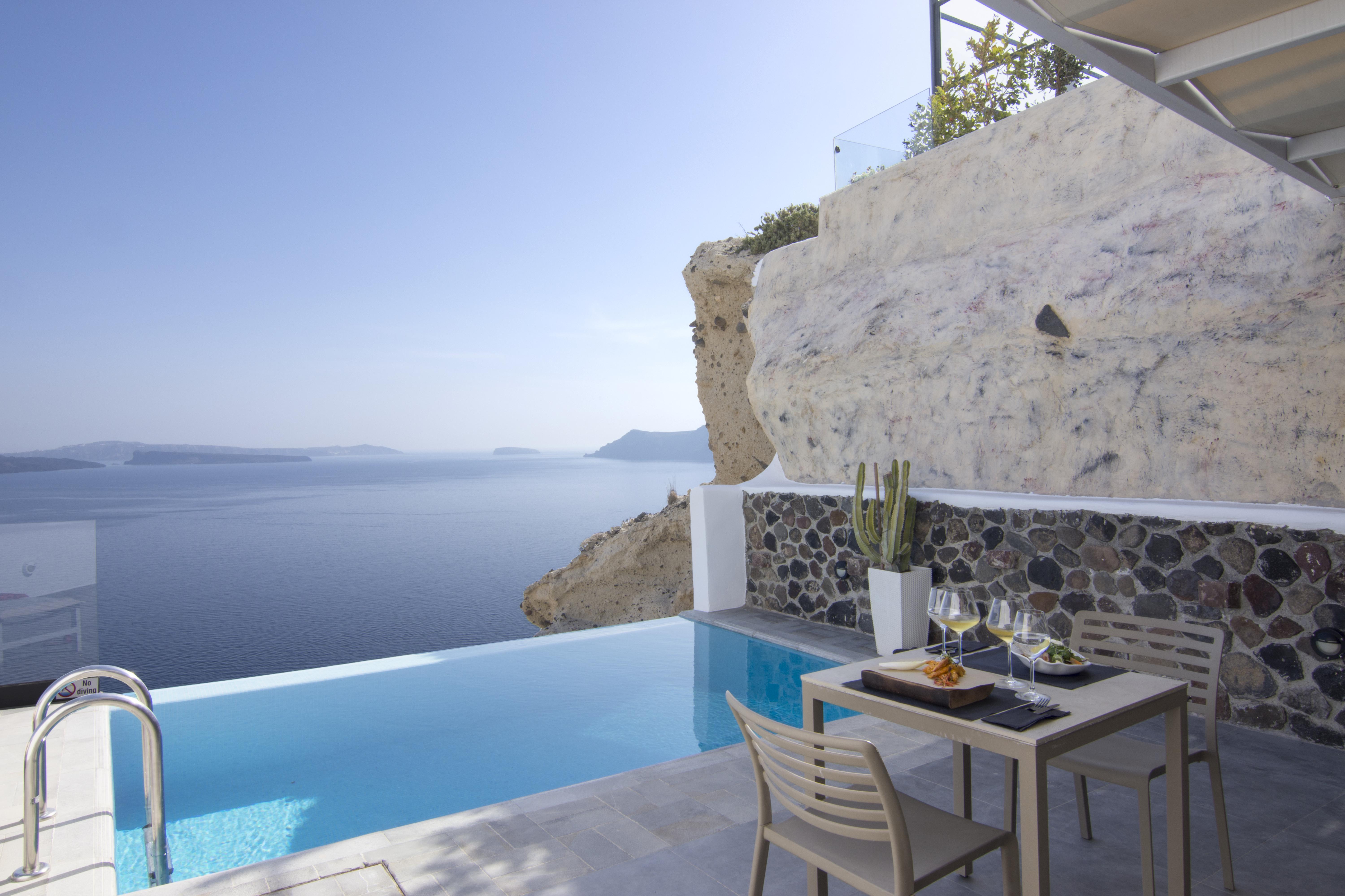 Santorini Secret Suites & Spa, Small Luxury Hotels Of The World Oía Exteriör bild