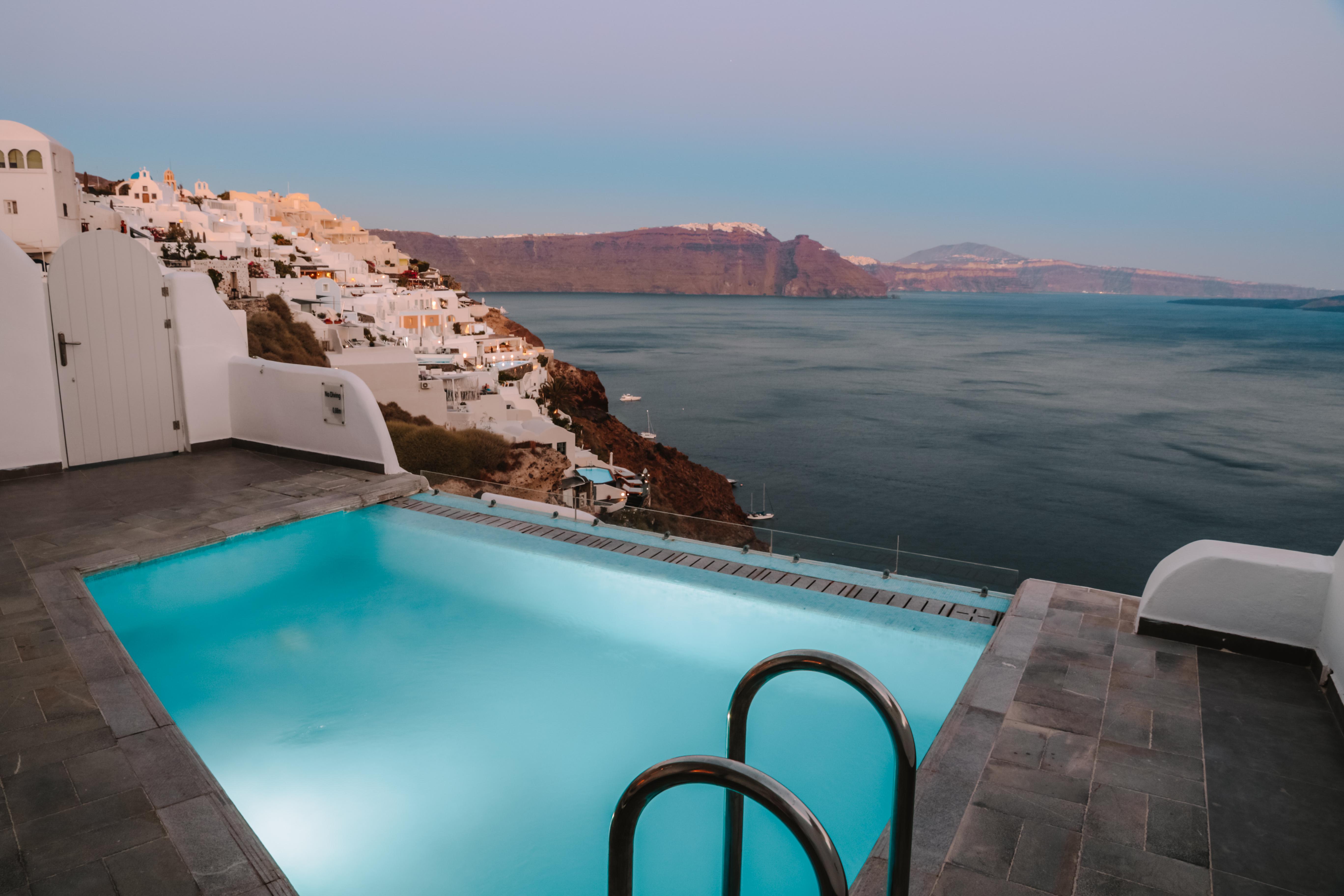 Santorini Secret Suites & Spa, Small Luxury Hotels Of The World Oía Exteriör bild