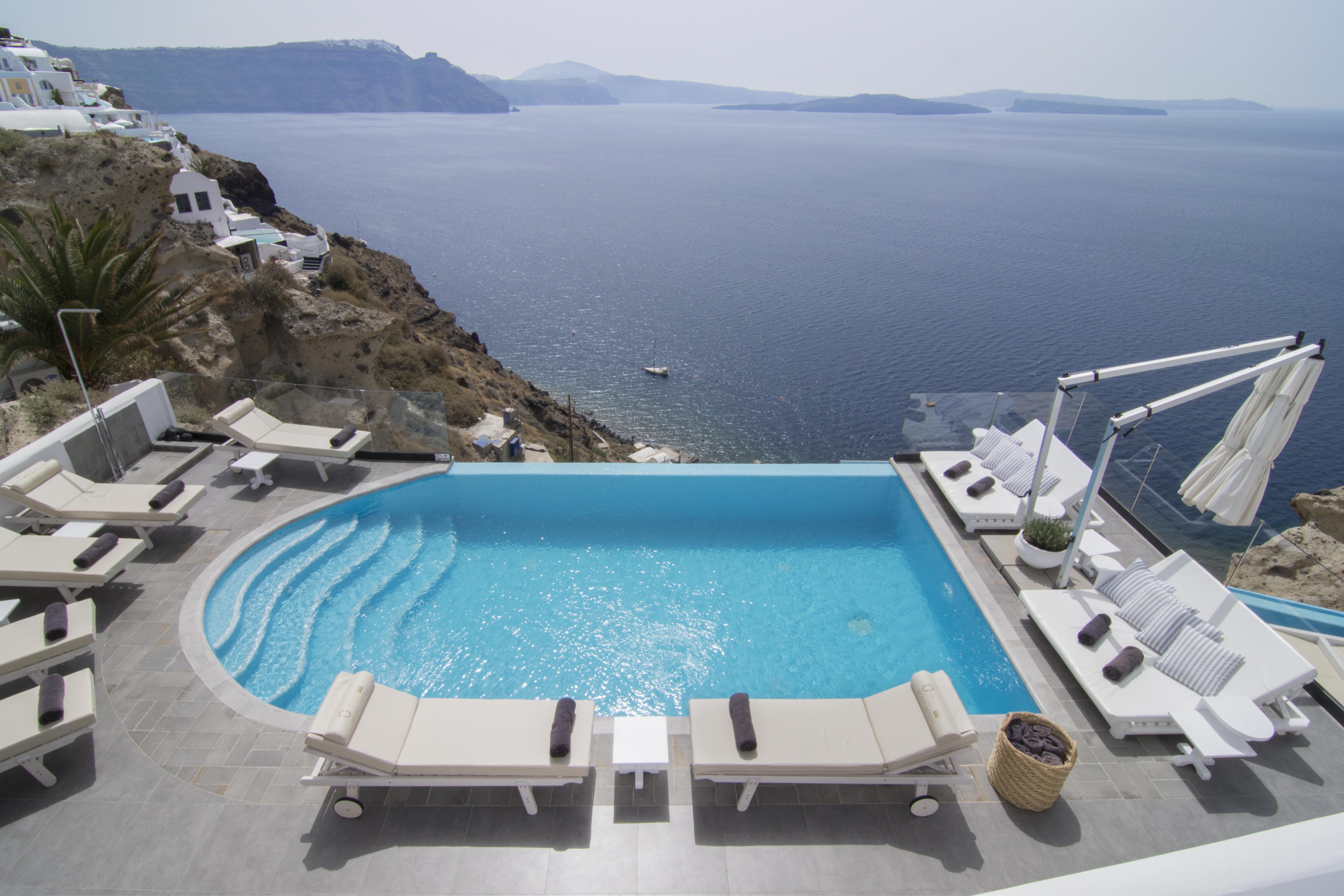 Santorini Secret Suites & Spa, Small Luxury Hotels Of The World Oía Exteriör bild