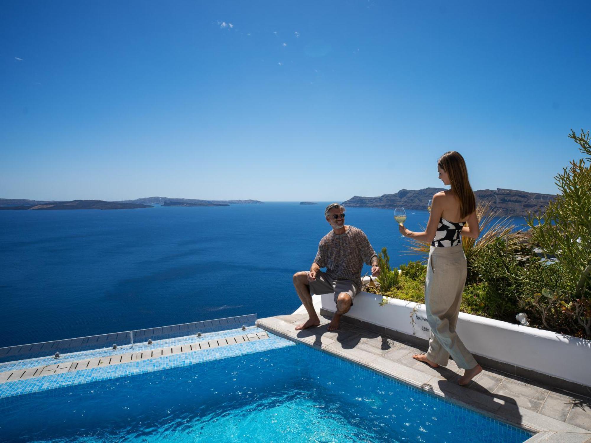 Santorini Secret Suites & Spa, Small Luxury Hotels Of The World Oía Exteriör bild